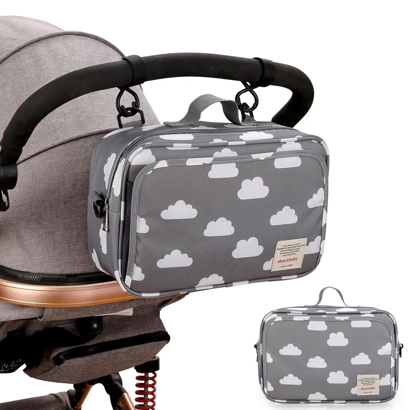 

Baby stroller travel portable multifunctional nursing diaper bag polyester waterproof storage bag for mother and child