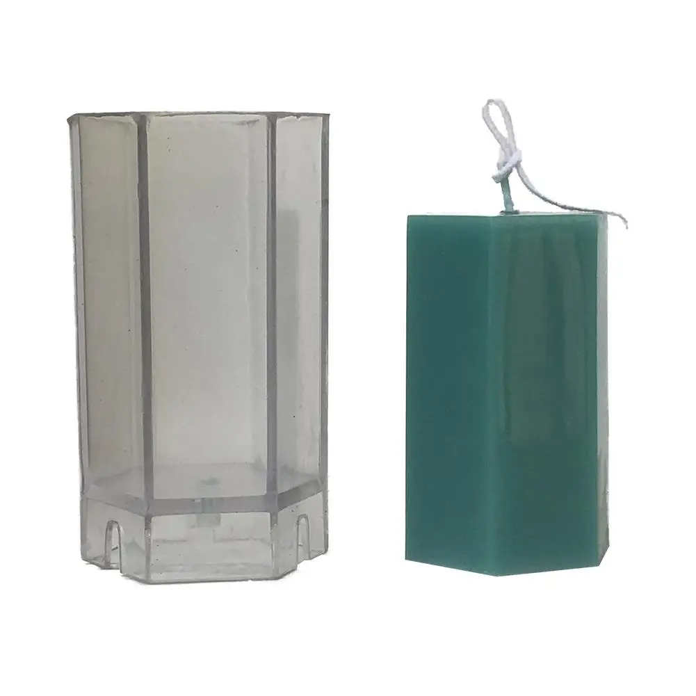 Шестигранная форма для свечей ручной работы силиконовая мыло 3D DIY пластырь