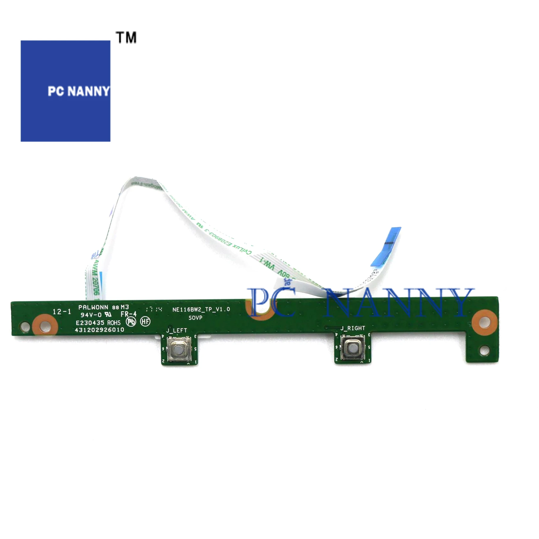 

PCNANNY FOR Lenovo 110S-11IBR Touchpad Buttons Board 5T60M53693 USB audio board speakers
