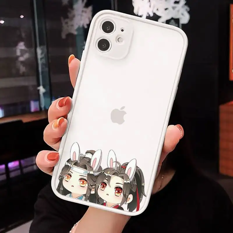 

Mo Dao Zu Shi Cartoon Cute Anime high quality Phone Cases matte transparent For iphone 7 8 11 12 plus mini x xs xr pro max