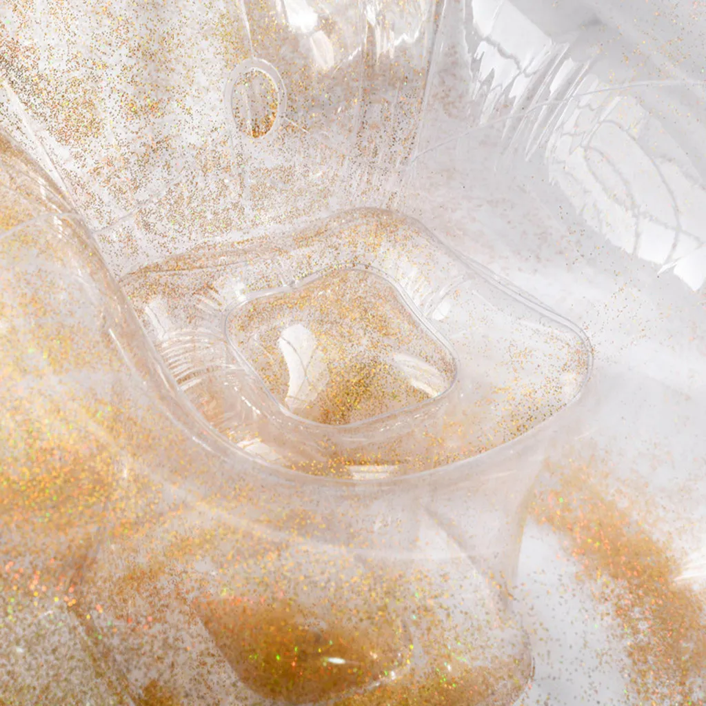 Открытый блестящие конфетти надувной шезлонг ленивый мешок воздушный диван