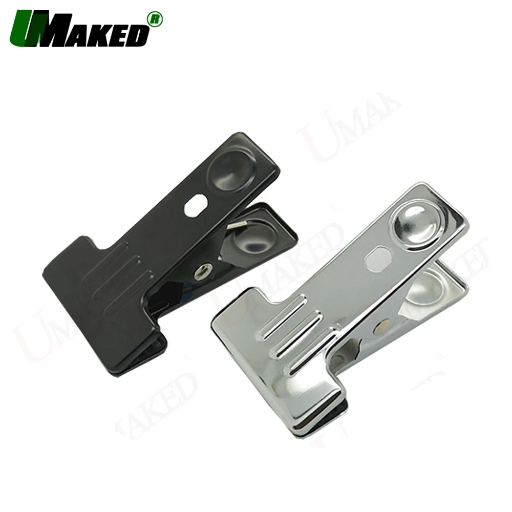 2 шт. прищепки для светодиодных настольных ламп 100x60 мм серебристый/черный