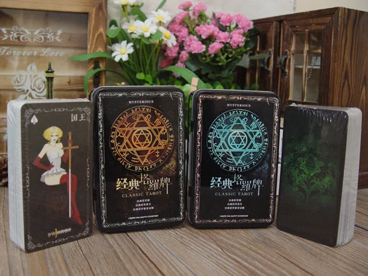 Классическая загадочная настольная игра Карты Таро карты китайский/английский