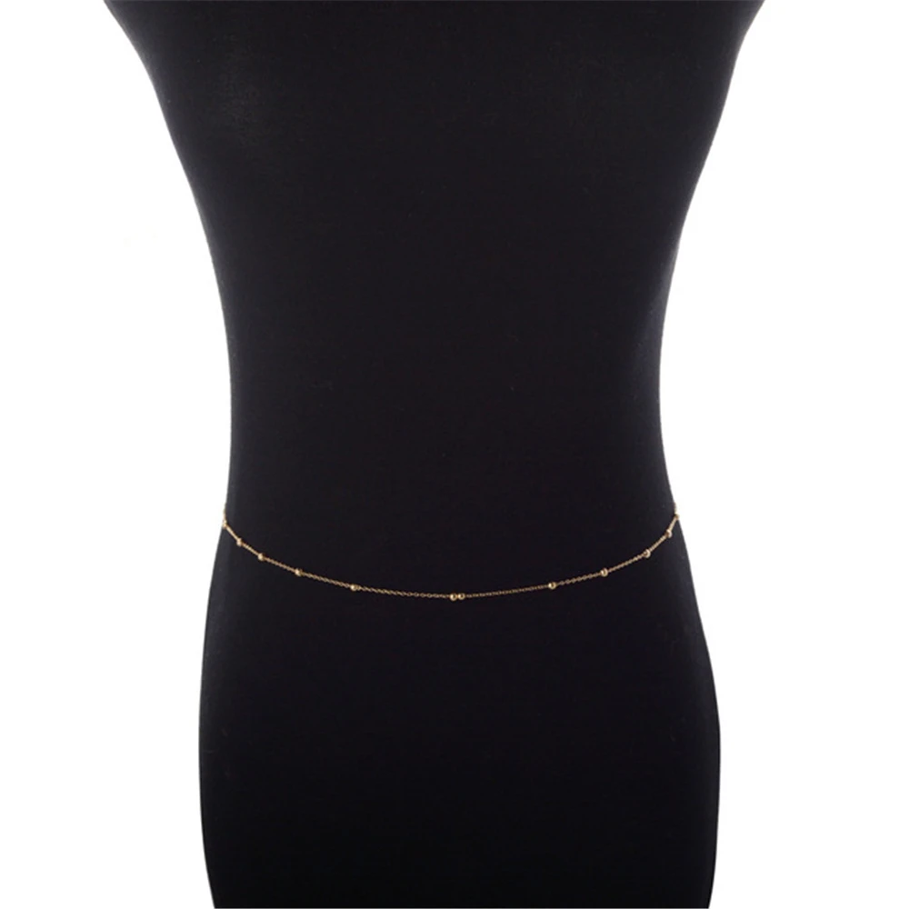 Цепочка на талию для женщин и девушек модная пикантная пляжная цепочка с
