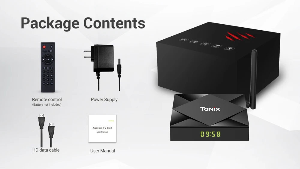 Tanix TX6S Android 10,0 tv Box Allwinner H616 4 Гб 64 ГБ 1 год Франция Португалия Бельгия Нидерланды Бельгия Италия IP tv подписка
