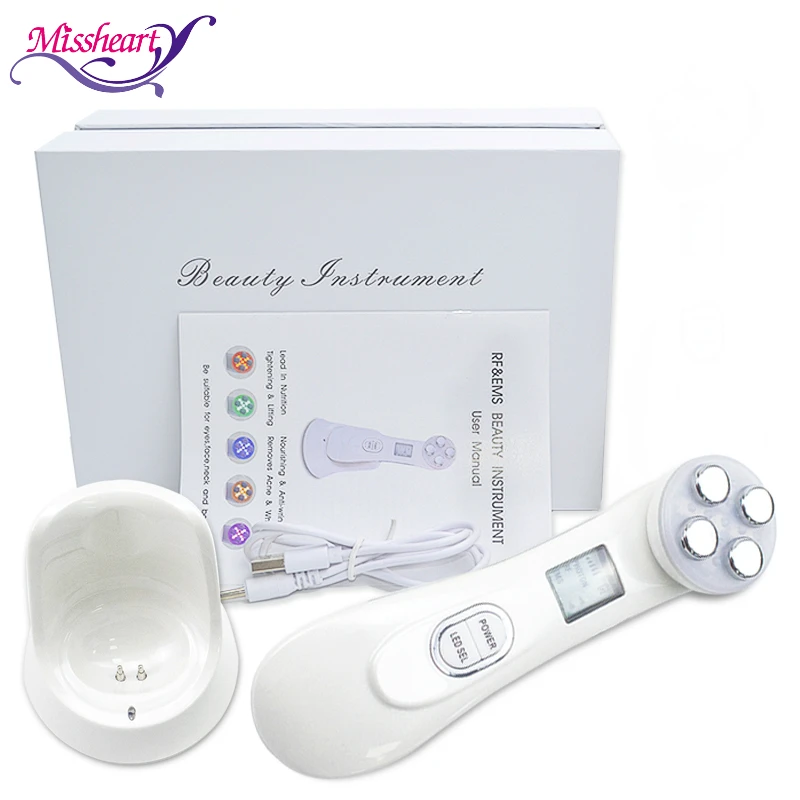 5 цветов мезотерапия омоложение кожи RF устройство красоты машина для удаления