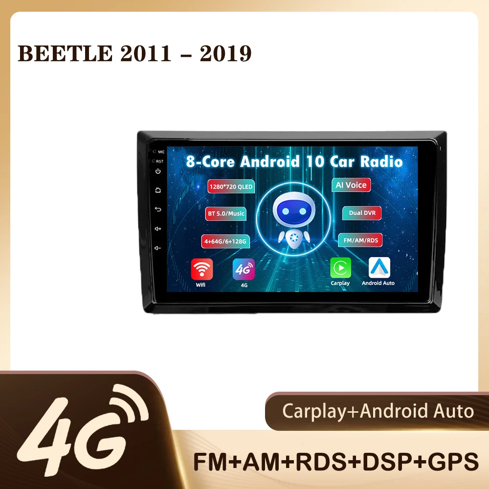 JMANCE For Volkswagen Beetle A5 2011 - 2019 Car Radio Ai Voice Multimedia Video Player Navigation GPS Android No 2din 2 din dvd