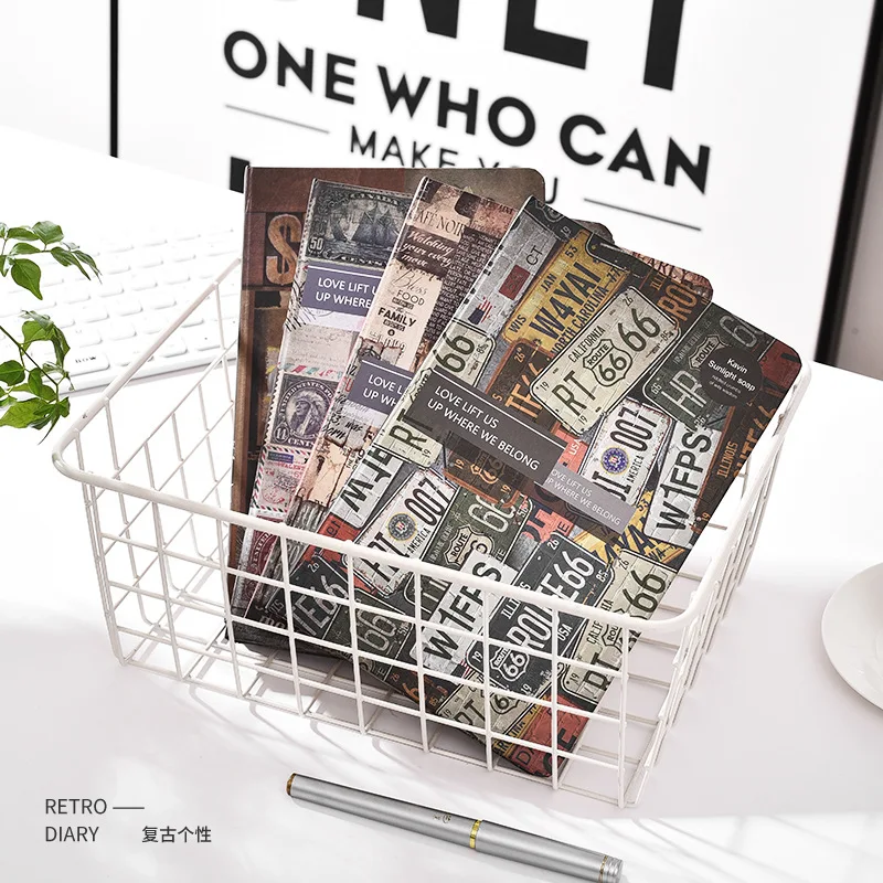 Винтажный блокнот A5 бумажный для рукоделия пустые страницы школьный подарок