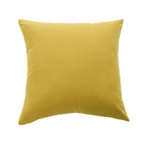 solid color yellow orange cushion covers 4040 4545 5050 5555 6060cm no inner cushion pillow covers almofada for sofa x100