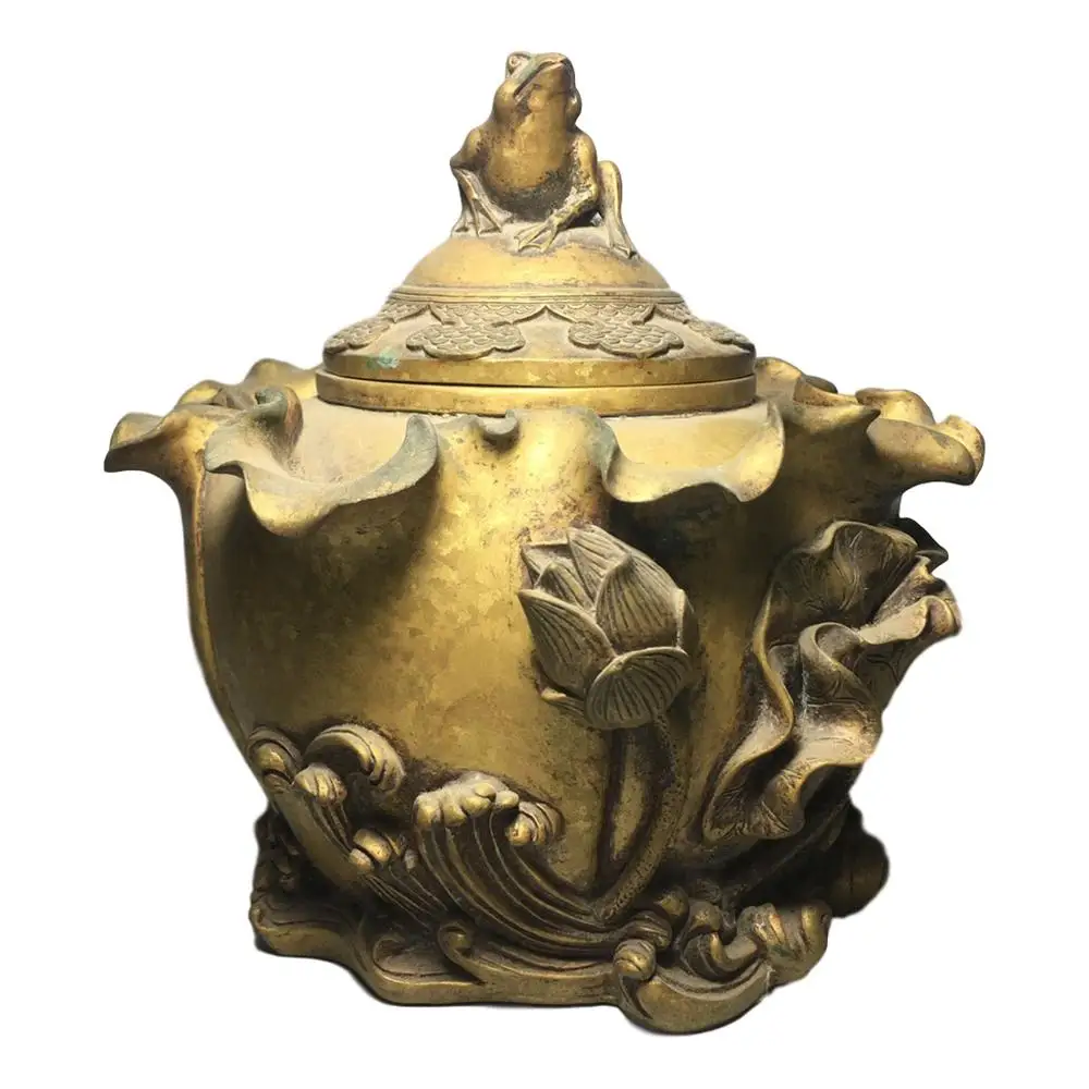 

LaoJunLu Pure Copper Jar Imitation antique bronze masterpiece collection of solitary Chinese traditional style jewelry