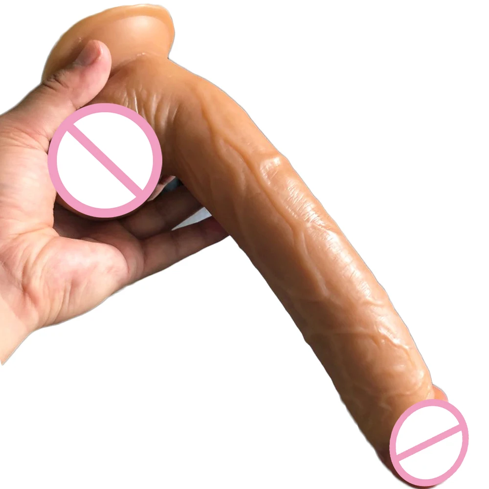 Реалистичный фаллоимитатор большой член 28 см Женский мастурбатор интимные
