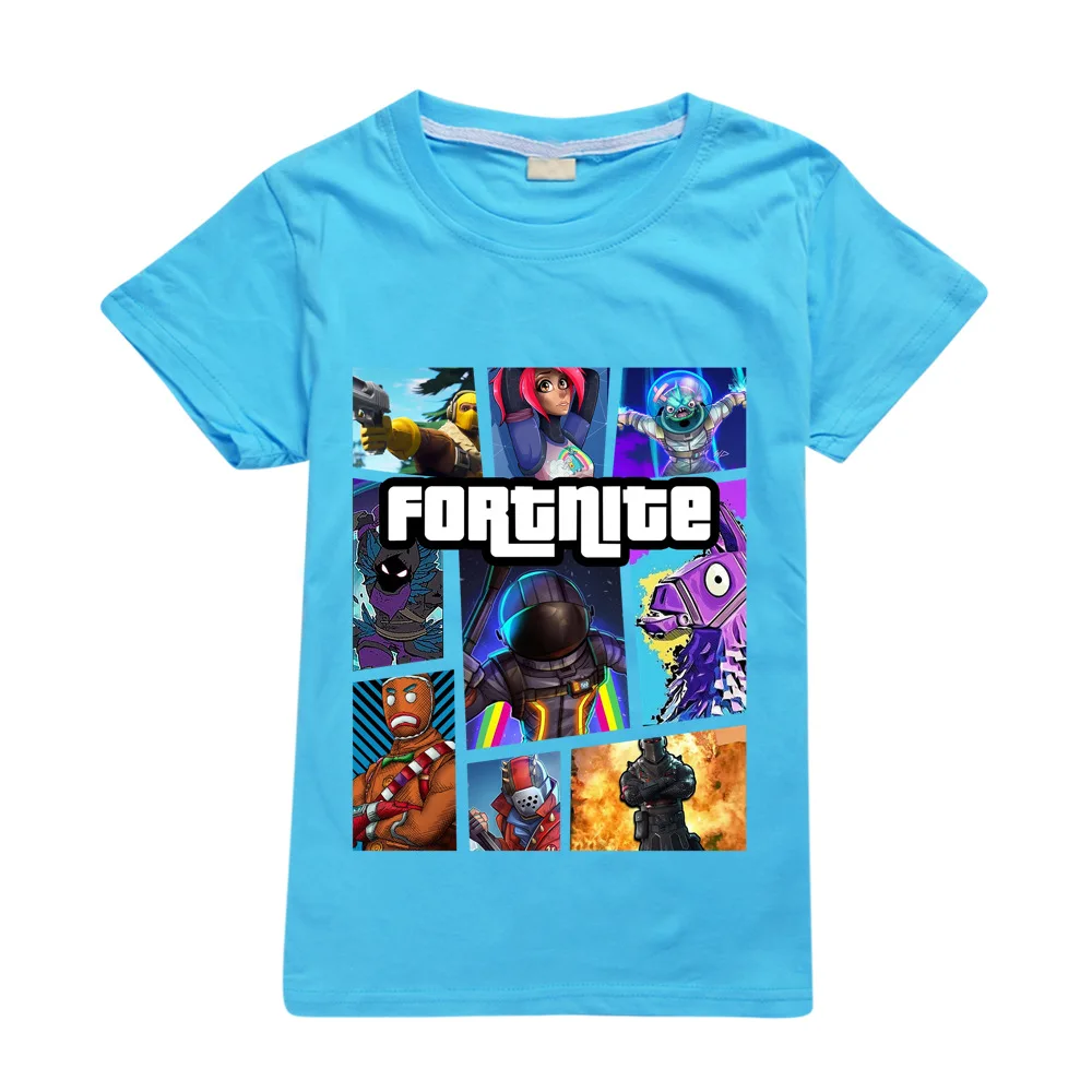 Fortnite футболка 3D с рисунком для девочек Новое поступление уличная детская одежда