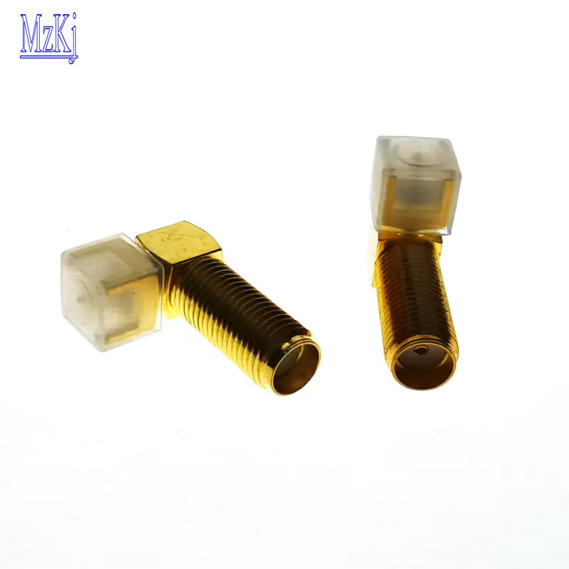 100 шт. Горячее предложение SMA типа мама сквозное отверстие разъем под прямым углом