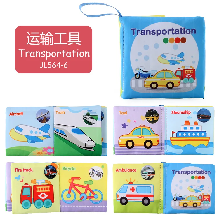 Baby Toys Infant Waterproof Book Early Development Cloth Books For Kids Learning Education Activity | Игрушки и хобби