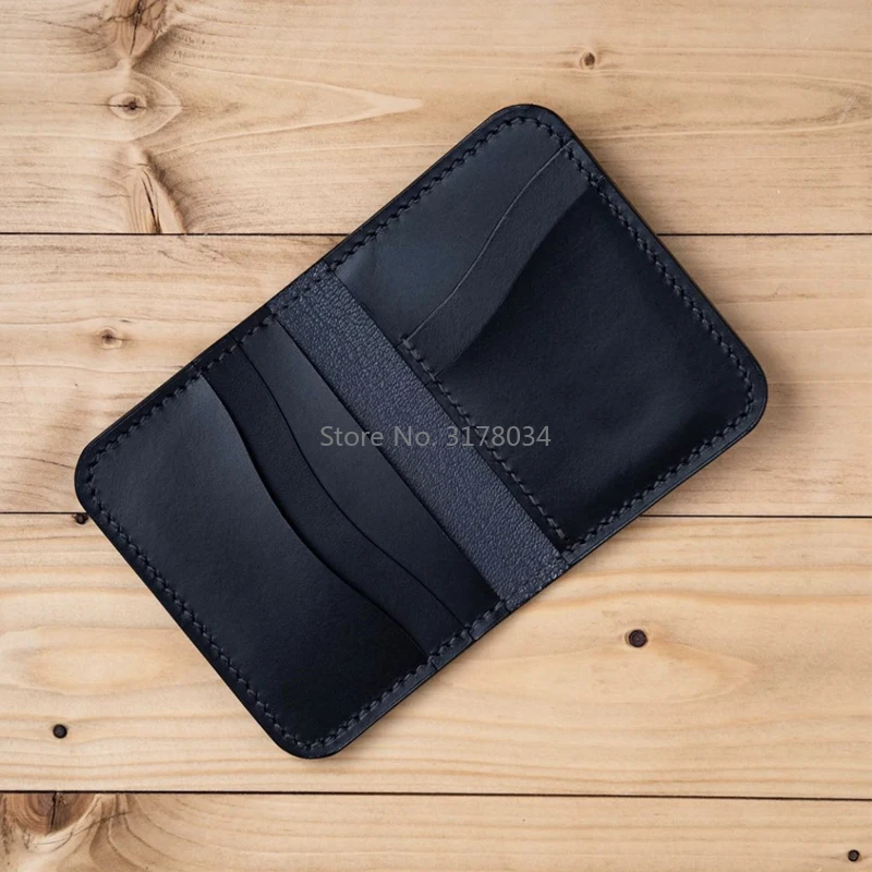 Сделай Сам кожаное ремесло высечка простой двойного сложения держатель для карт