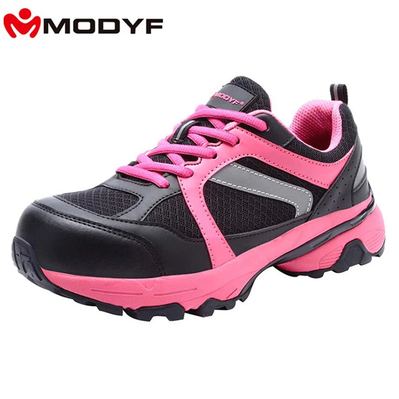 MODYF/Женская рабочая безопасная обувь со стальным носком легкие дышащие