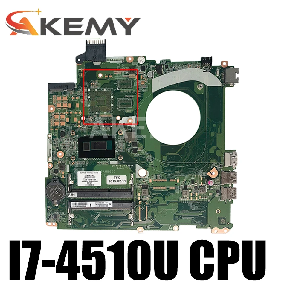 DAY11AMB6E0 для HP павильон 15-P I7-4510U материнская плата ноутбука SR1EB DDR3 | Компьютеры и офис