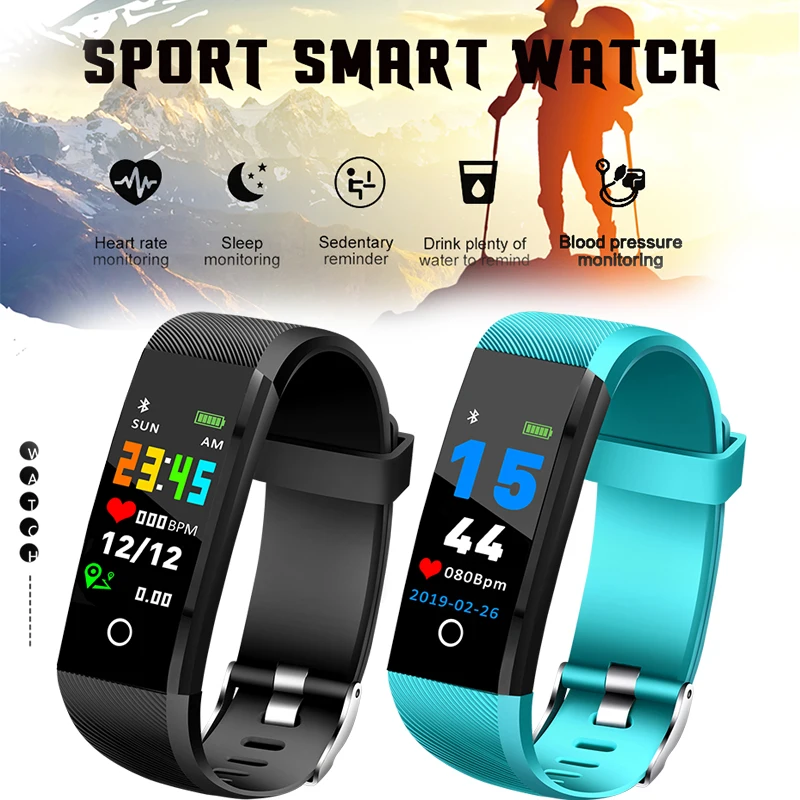 LIGE 2019 новинка фитнес-трекер спортивный умный Браслет IP67 водонепроницаемые часы