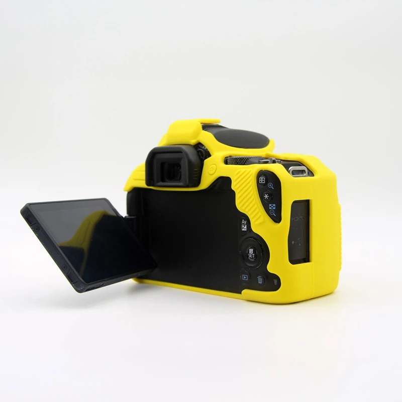 Suitable For Canon EOS 200DII 200D SLR Camera Silicone Case Protective Cover | Электроника