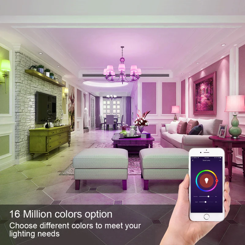 GU10 RGBW Wi-Fi умная лампа дистанционное управление Wi-Fi переключатель света Led Изменение цвета лампа для IOS Android работа с Alexa google Home