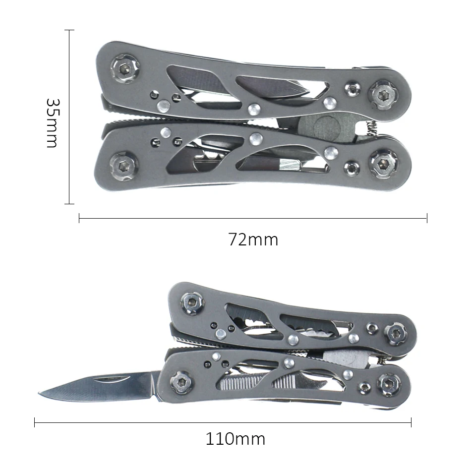 Портативные уличные многофункциональные мини складные плоскогубцы зубчатый нож