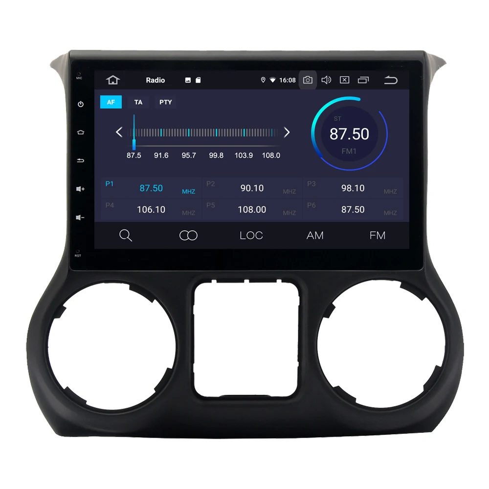 Автомагнитола RoverOne для Jeep Wrangler 2011-2016 Android 9 0 автомобильный мультимедийный плеер