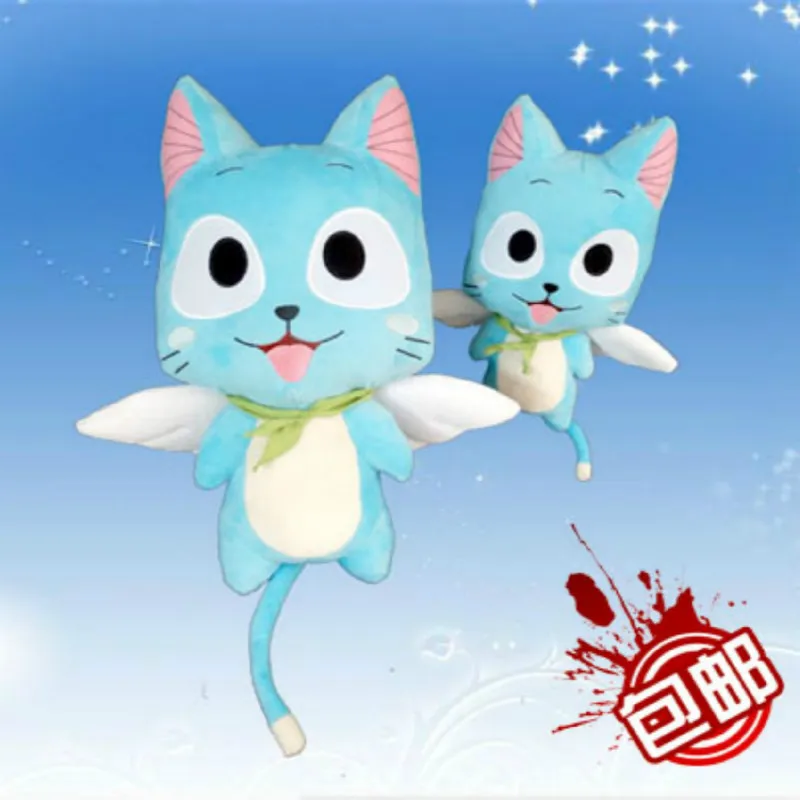 Популярная мультяшная Подушка Habby с хвостом феи милая плюшевая кукла подушка