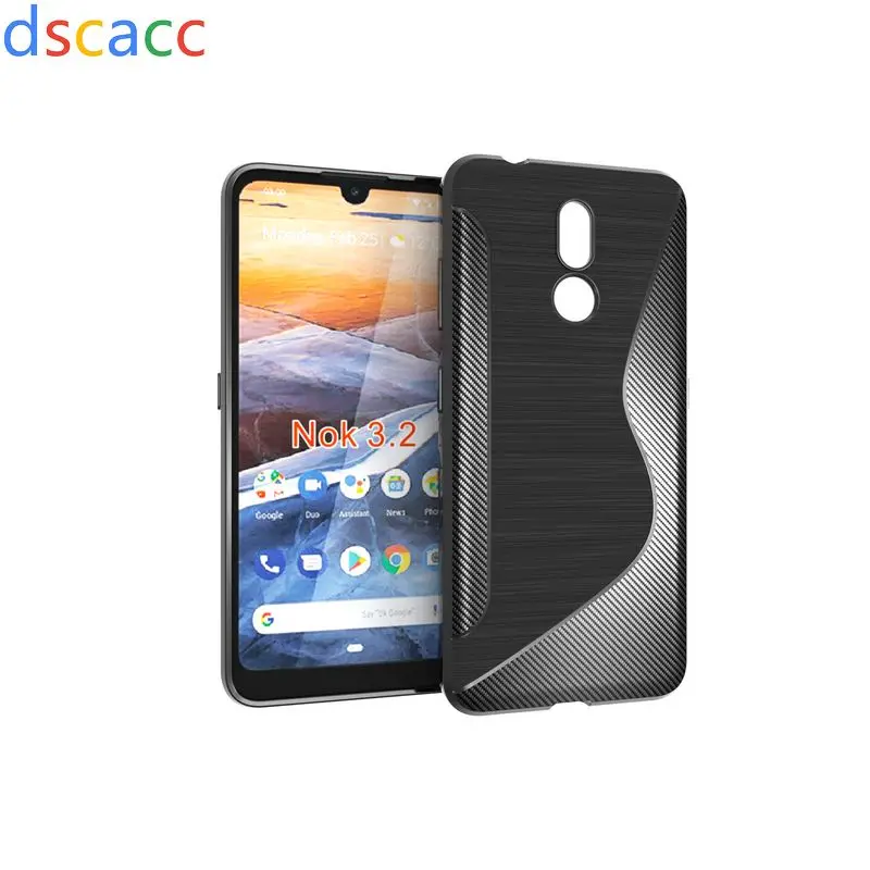 DSCACC S line TPU Cover Anti Skidding Slim Soft Case for Nokia 3.2 4.2 8.1 Plus X7 3.1 7.1 5.1 2.1 6 2018 100pcs | Мобильные