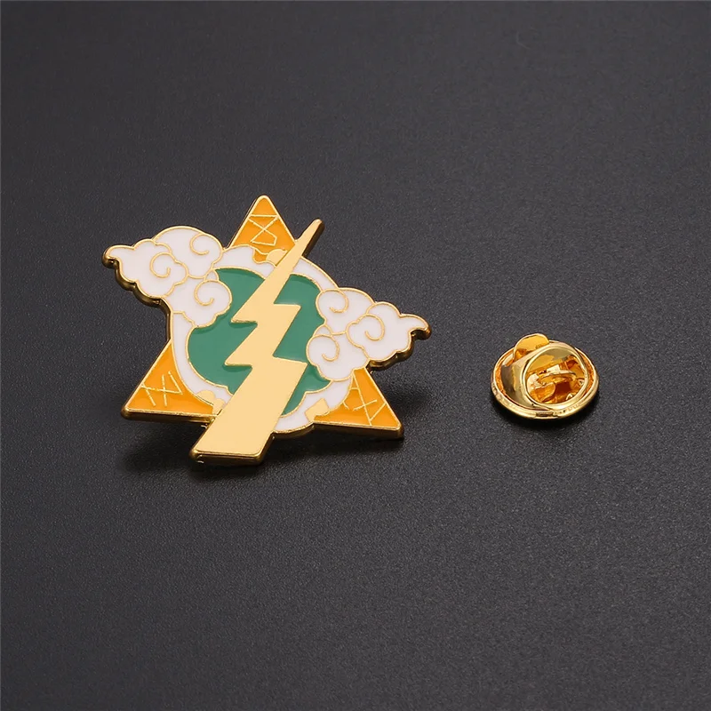 Брошь Kamado Tanjirou Nezuko Agatsuma Zenitsu Tomioka Giyuu Hashibira Inosuke с эмалью