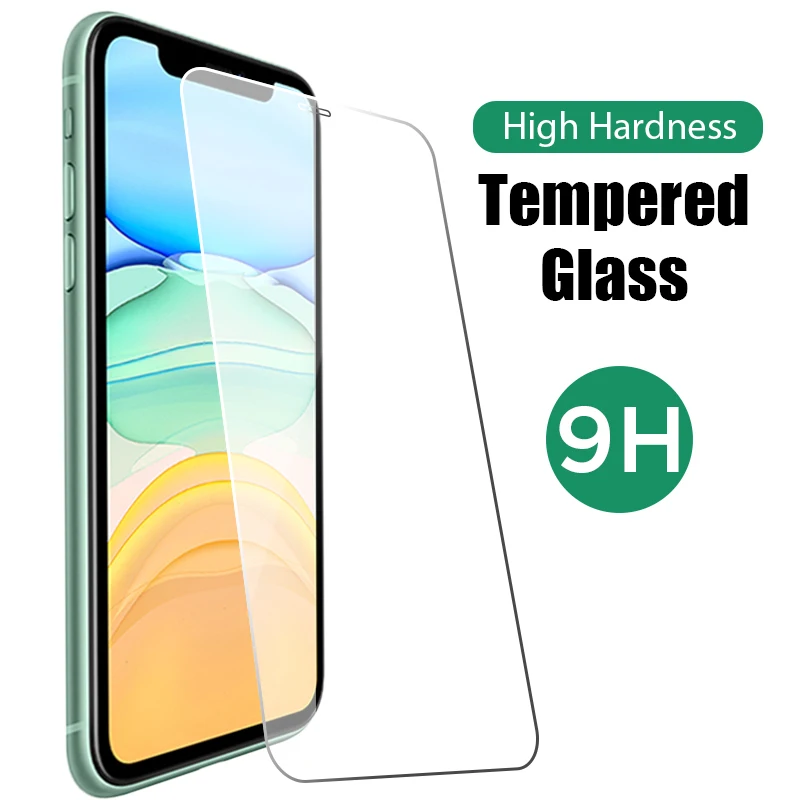 

Toughed Glass for iPhone 11 Pro Max 8 7 6 6S Plus 5 5S HD Film 9H Tempered Protectors for iPhone 12 Pro Max Mini XS XR SE 2020