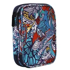 Крючок для вязания крючком, чехол-органайзер для хранения на молнии с веб-карманами для различных спиц для вязания крючкомАксессуары для вязания