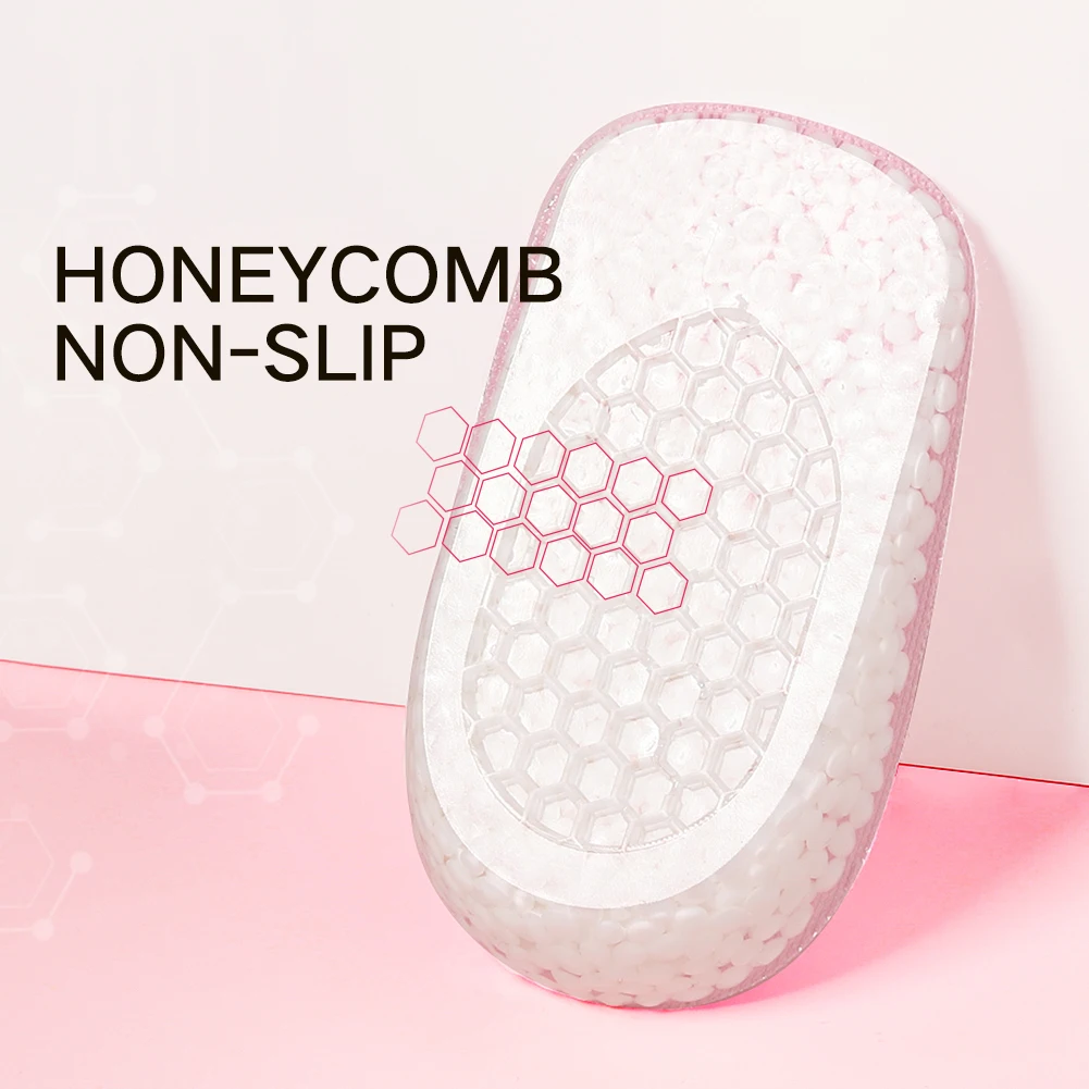 3ANGNI Silicone Cushion Insoles For Women 1.5/2.5/3.5CM Invisible Height Increase Shoes Heel Half Shoe Sole Pad | Обувь