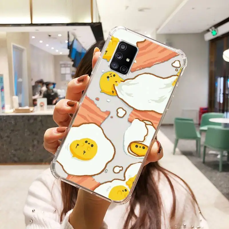 

Funny Egg Styles Phone Case Transparent For Samsung Note A 7 8 9 10 20 50 51 71 90 20 11 81 e LITE Ultra PRO Soft Clear funda