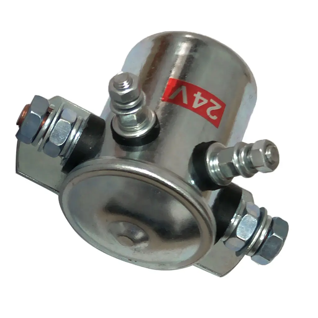 

Нормально открытое металлическое соленоидное реле контактора 24 В 200 А для лебедки и тележки для гольфа