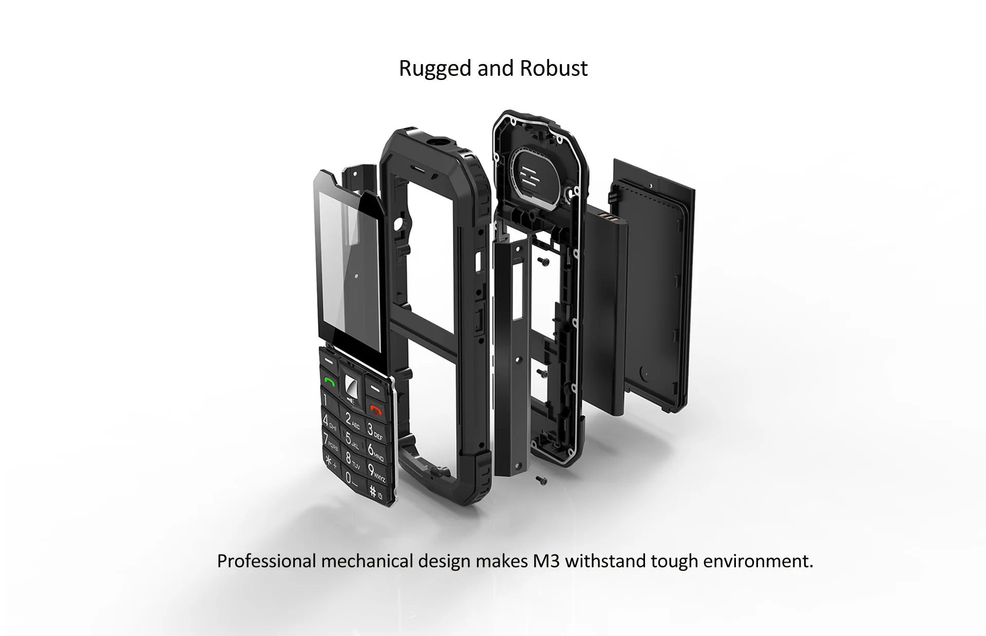 AGM M3 русский прочный двойной SIM открытый 2,4 ''Телефон IP68 водонепроницаемый ударопрочный пылезащитный фонарь 1970 мАч фонарик