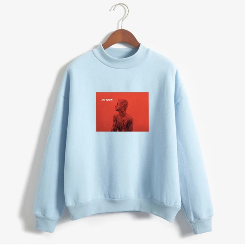 

Justin Bieber Photograph Print Hoodies Sweatshirt Women Spring Autumn New Fleece Casual Harajuku Kawaii Funny Tutrlneck Pullover
