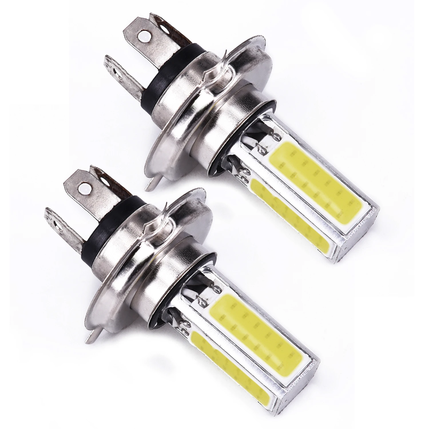 

White Fog Lights Lamps 9003 Bubls H4 Low power Truck Work 2Pcs COB Driving