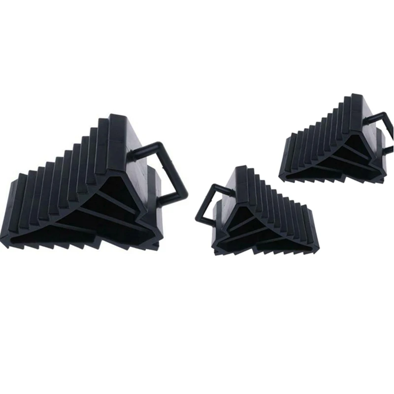 

2Pcs Antislip Vehicle Car Truck Wheel Tire Chock Stop Block Black & 1x 6-Speed Manual Transmission Shift Lever Key Ring