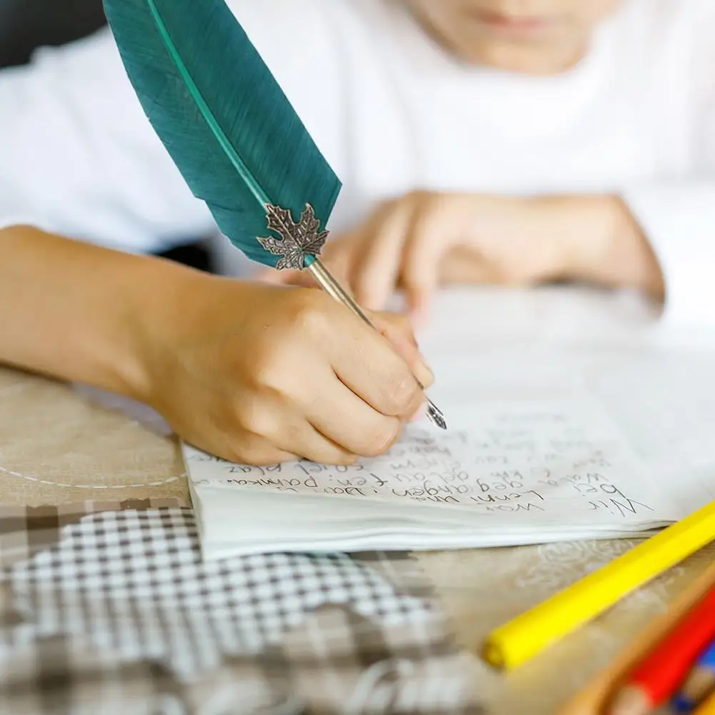 Перьевая ручка для каллиграфии в винтажном ретро стиле набор чернил письма