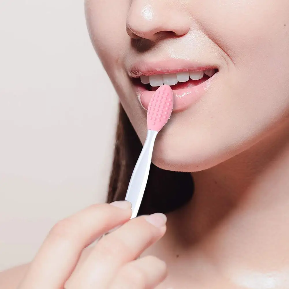 

5 pcs Silicone Double Sided Washing Face Exfoliating Blackhead Brush Skin Care Tool Exfoliating Cleansing Lip Brush