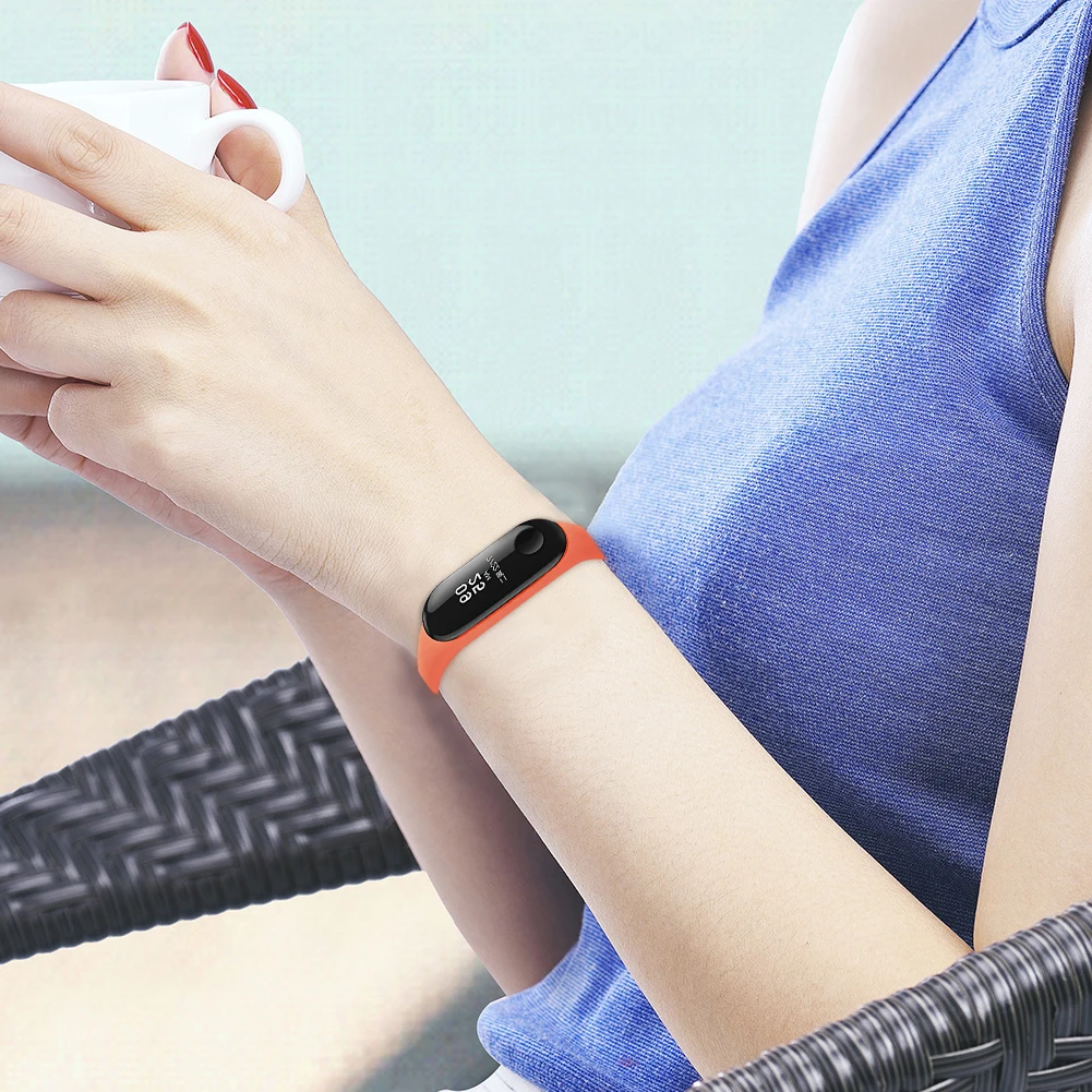 

Delicate Adjustable Watchband Bracelet High-quality Silicone Wrist Strap Smart Electronics Accessories for Xiaomi Mi Band 3/4