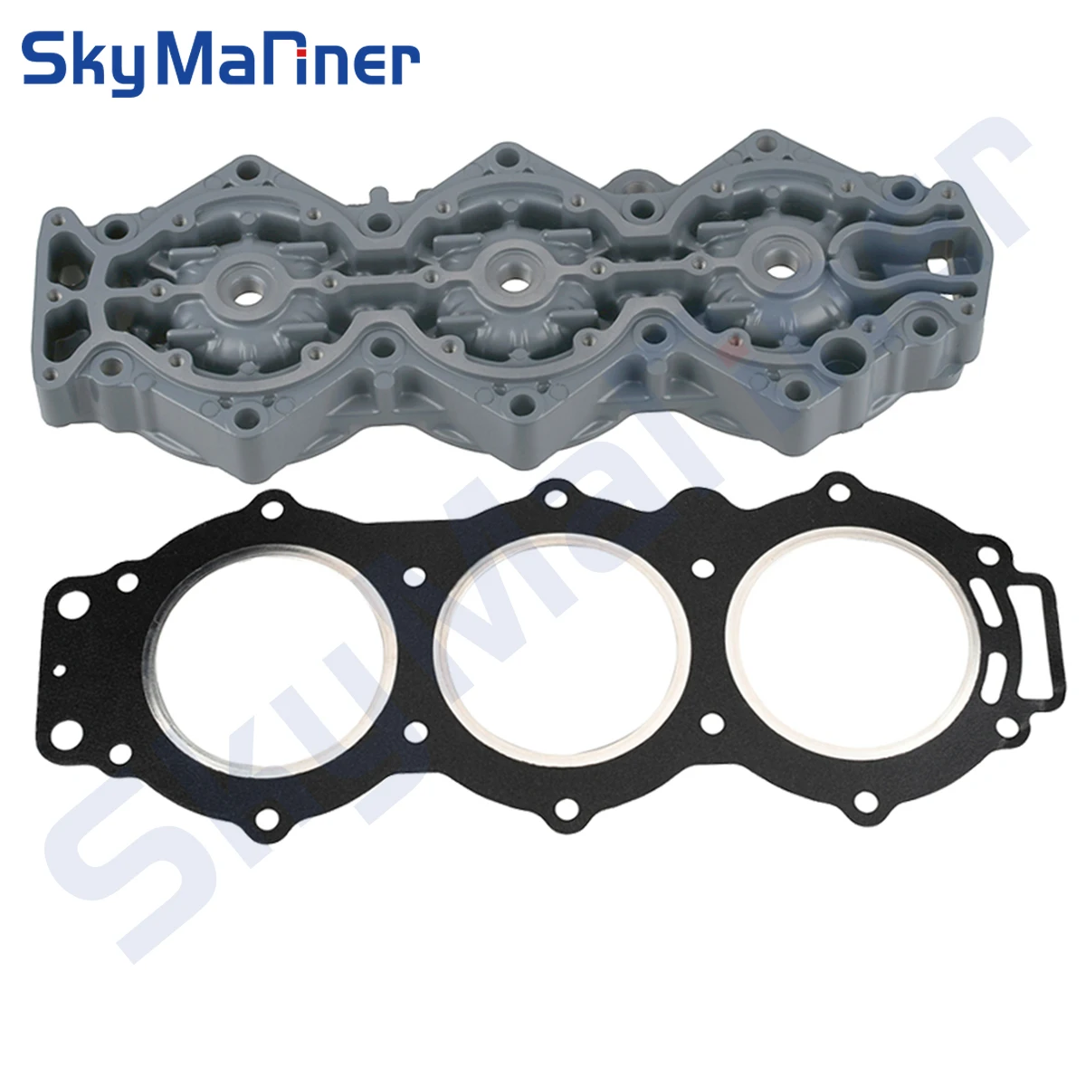 

688-11111-02-1S Head Cylinder + 688-11181-02-00 Gasket For Yamaha Outboard Motor 2T 85HP Parsun T85 T85-05000002