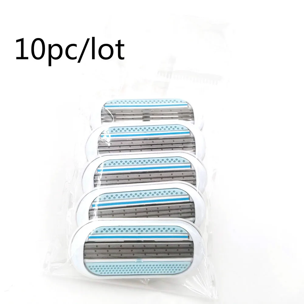 5 штук товара или на сумму 10 шт./лот 3 слоя лезвия бритвы Razor Blades Сменная головка для