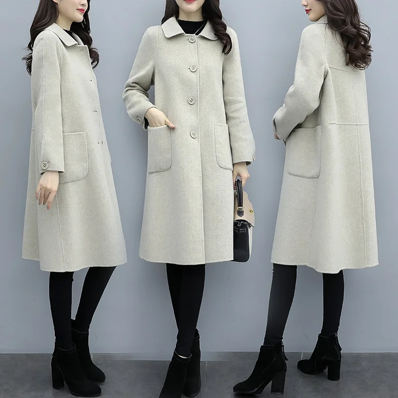 KMETRAM весенняя куртка женская одежда 2020 уличная шерстяное пальто женские