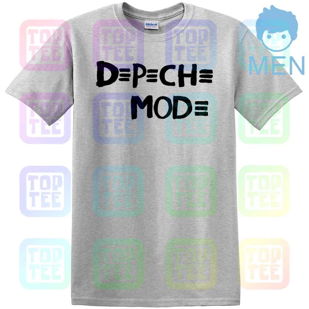 MEN-GRAY Depeche рубашка Mode футболка унисекс Тур размеры 1988 США все s черная полоса для мужчин новинка 4 - Цвет: MEN-GRAY