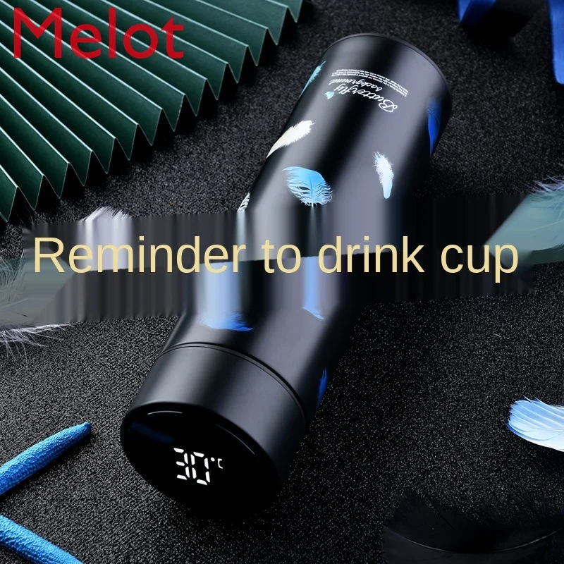 

Smart Insulation Cup Men and Women Portable Student Water Cup Creative Personalized Trend Simple Fresh Mori Cup
