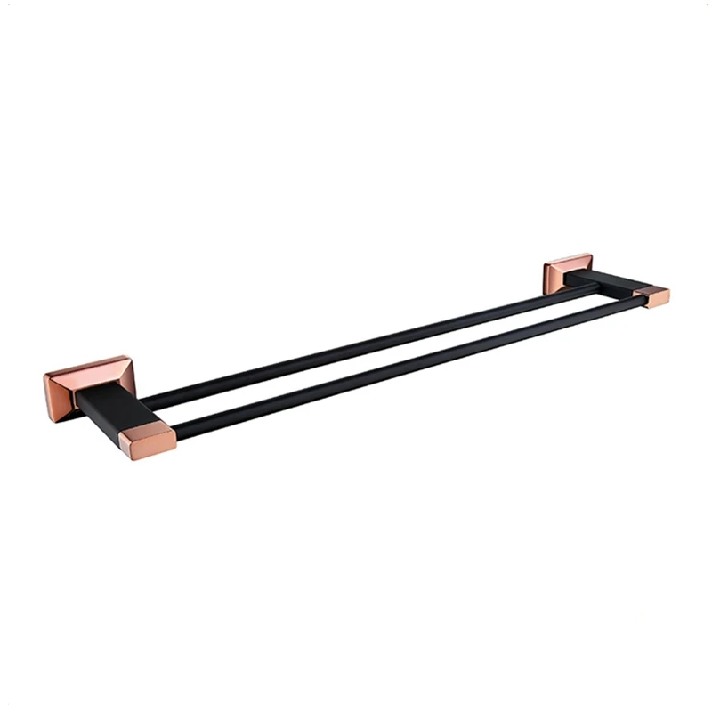 Solid Brass Rose Gold Toilet Brush Holder Robe hook Bathroom Hardware Set Paper Accessories | Обустройство дома