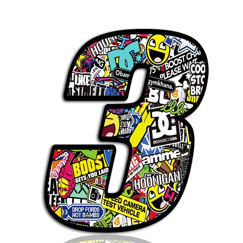 Изысканная наклейка из ПВХ в стиле панк с изображением черепа бомбы автомобиль