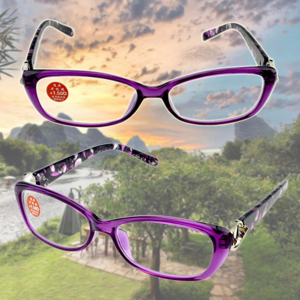 Очки для чтения с леопардовым принтом антиусталостсветильник диоптриями + 4 5 6 7 8