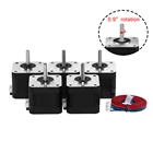 5 шт., Шаговый двигатель Nema17, 0,9 градуса, двигатель 42, двигатель Nema 42BYGH, 1,3A, 38 мм, 17HS4401S, импульсное значение, 4 вывода для 3D-принтера с ЧПУ